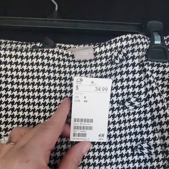 NWT H&M houndstooth pencil skirt - Picture 5 of 5